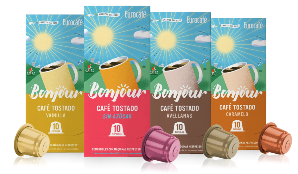 [k00003] Pack Capsulas Bonjour+ Vainilla+ Caramelo+ Avellana -10% off
