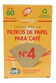 [06090009] FILTROS DE PAPEL Nº4 x 60