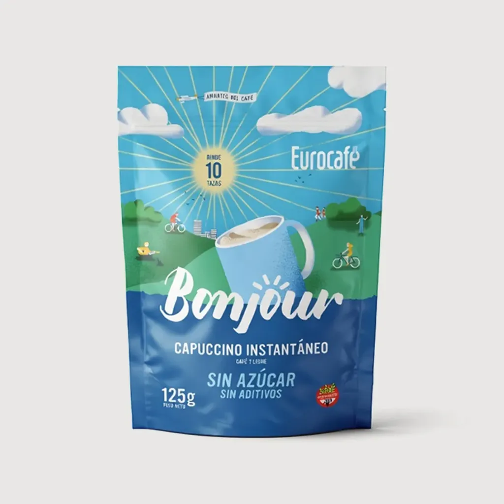 [01040005] BONJOUR CAPUCCINO x 125GRS.