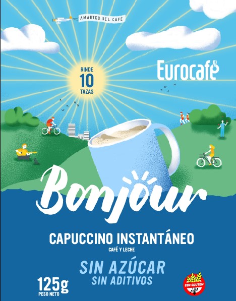 [01040005] BONJOUR CAPUCCINO x 125GRS.