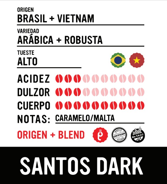 [01010005] SANTOS DARK x kg.